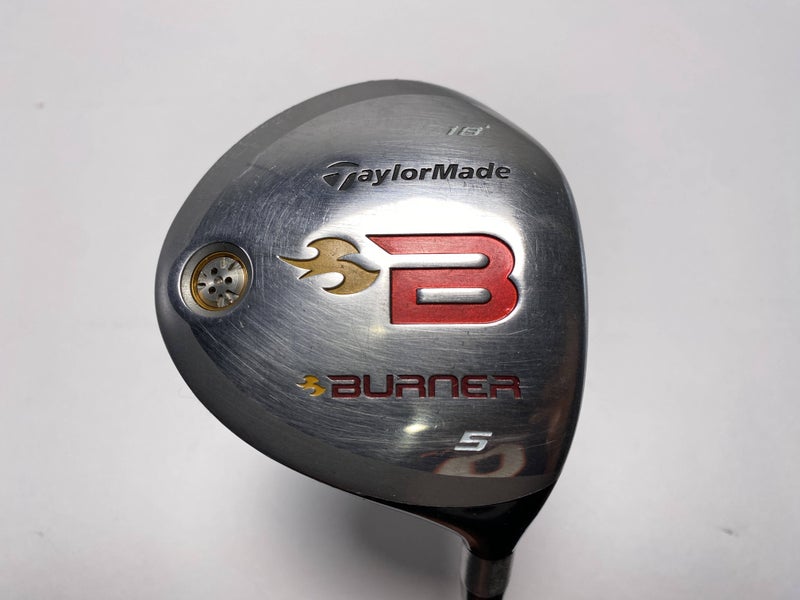 TaylorMade Burner 2008 5 Fairway Wood 18* REAX 49g Regular Graphite Mens RH
