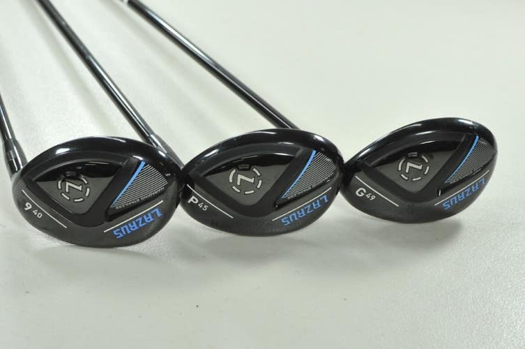 Lazrus 40* #9, 45* PW, 49* GW Hybrid Set Senior Flex Right 65g Graphite # 208418