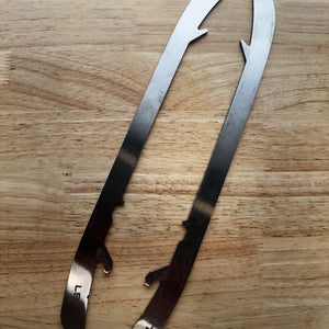 NHL Pro Stock Game Used Bauer LS2 296mm Skate Blades / Runners