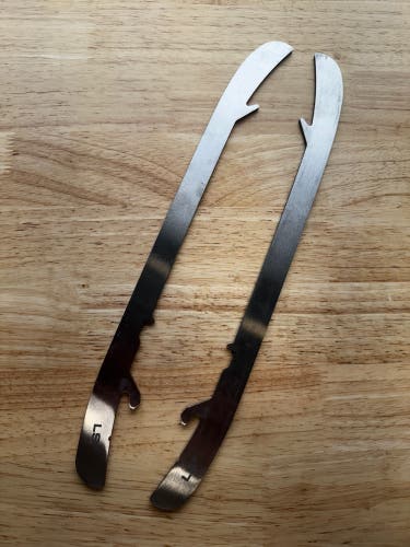 NHL Pro Stock Game Used Bauer LS2 296mm Skate Blades / Runners