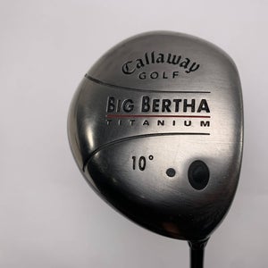 Callaway Big Bertha Titanium Driver 10* RCH 65w Regular Graphite Mens RH