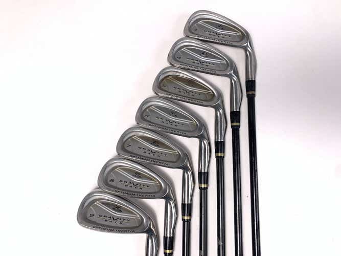 Cobra Gravity Back Iron Set 3-9 Regular Graphite Mens RH