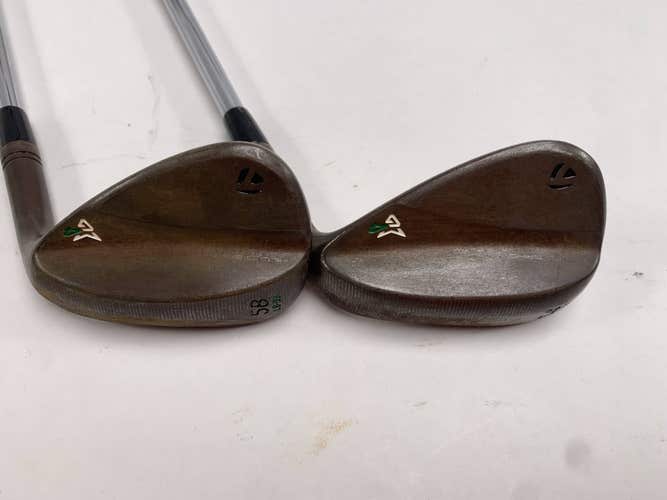TaylorMade Milled Grind 3 Raw Chrome Wedge Set 54* 11 | 58* 8 DG Mens RH -.5"