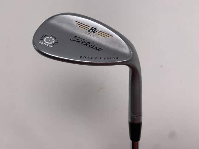 Titleist Vokey Spin Milled SM4 Chrome Sand Wedge SW 54* 11 Wedge Steel Mens RH