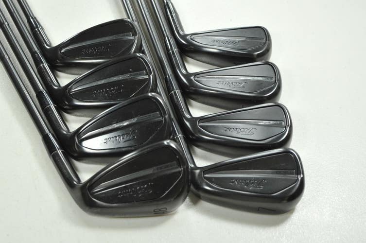 Titleist T200 2023 Limited Black 4-PW,48* Iron Set Stiff RH DG MID Steel #205923