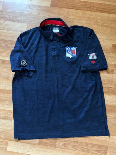 K’Andre Miller New York Rangers Fanatics Authentic Pro Shirt Team Player Issue Extra Large Polo