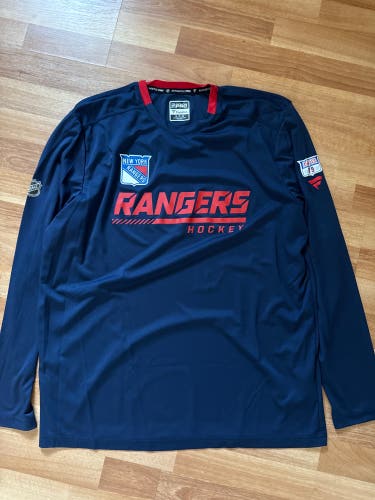 K’Andre Miller New York Rangers Fanatics Authentic Pro Shirt Team Player Issue Extra Large