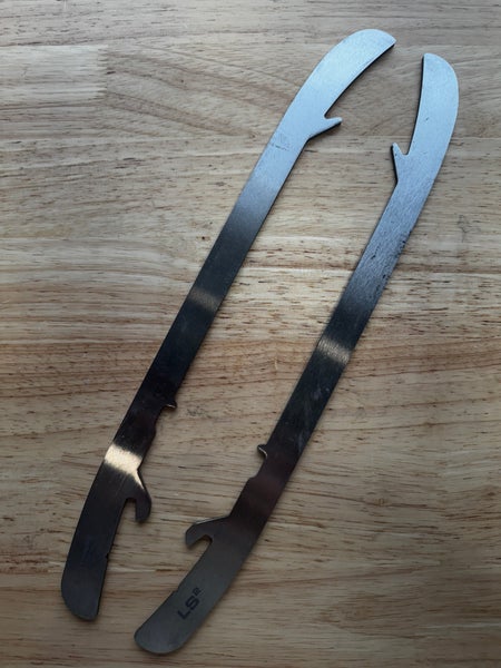 NHL Pro Stock Game Used Bauer LS2 296mm Skate Blades / Runners