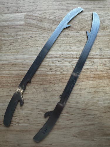 NHL Pro Stock Game Used Bauer LS2 296mm Skate Blades / Runners