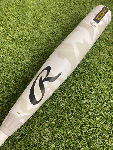 2025 Rawlings Icon Composite Bat USSSA Certified (-10) Composite 20 oz 30" (Used)