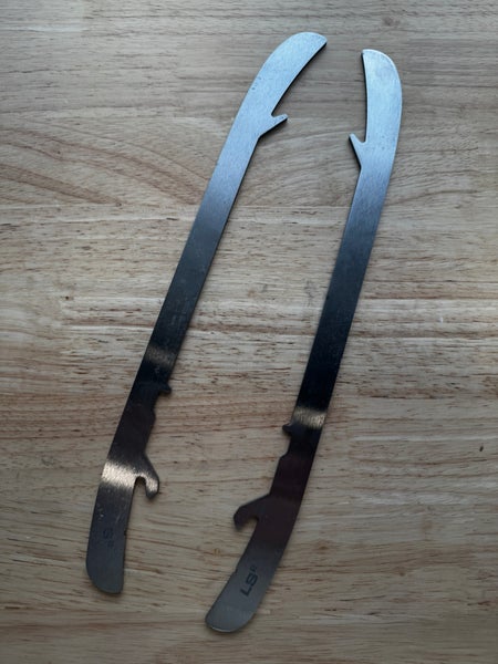 NHL Pro Stock Game Used Bauer LS2 296mm Skate Blades / Runners