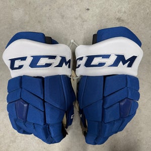 13” CCM Pro Custom HGTKXP Toronto Maple Leafs Pro Gloves Pro Stock (New) NHL
