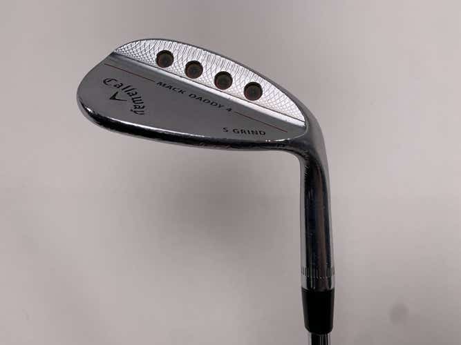 Callaway Mack Daddy 4 Chrome Sand Wedge SW 56* 10 Bounce S-Grind DG S200 Mens RH