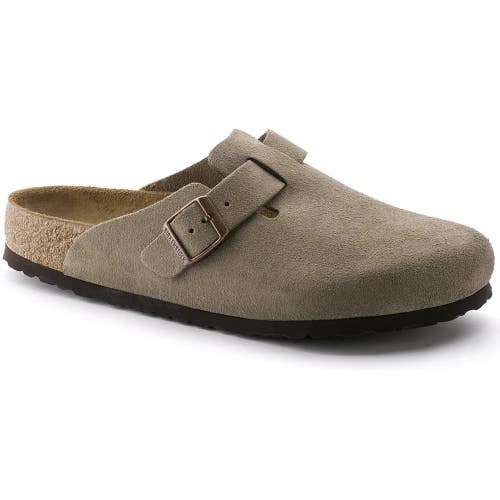 Birkenstock Boston 1018147 Clogs Womens 7 Gray Soft Footbed Casual Shoes HAWK715