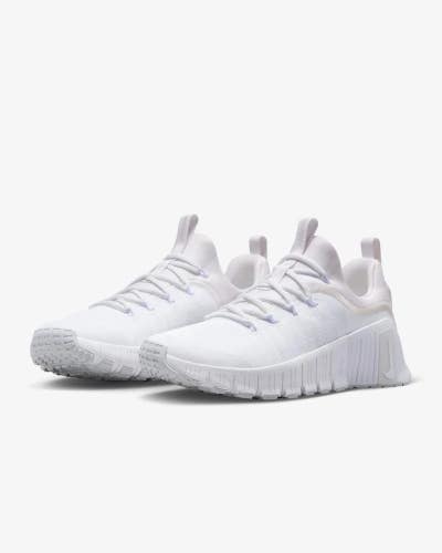Nike Free Metcon 6 FJ7126-101 Sneakers Womens US 6.5 White Workout Shoes HAWK274