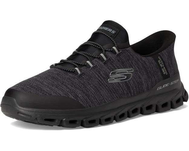 Skechers Glide-Step - Zefyr 233011-CCBK Mens US 11.5 Black Slip On Shoes HAWK059