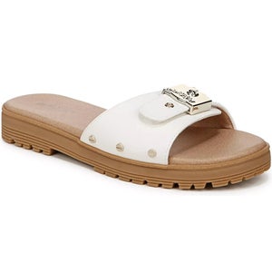 Dr. Scholl's Think Iconic I9881S2100 Sandal Womens White Leather Slip-On HAWK163