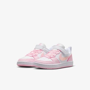 Nike Court Borough Low Recraft DV5457-105 Girl 3 White Pink Casual Shoes HAWK037