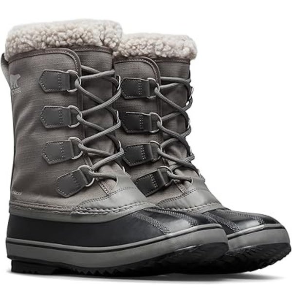 Sorel 1964 Pac Men's US 10 Quarry Gray Waterproof Round Toe Winter Boots ZAP920