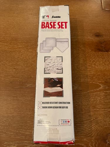 Franklin Throw Down Baseball Bases Set, 5 pc (New)