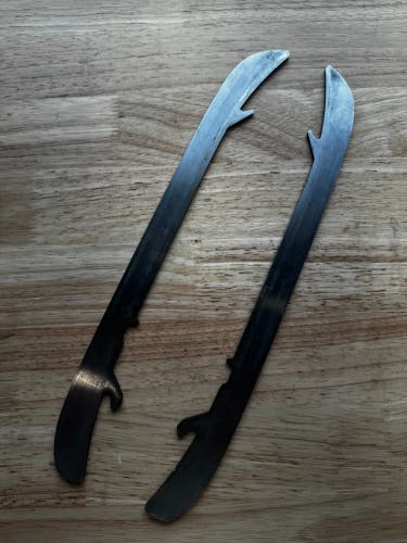 NHL Pro Stock Game Used Bauer LS3 288mm Skate Blades / Runners