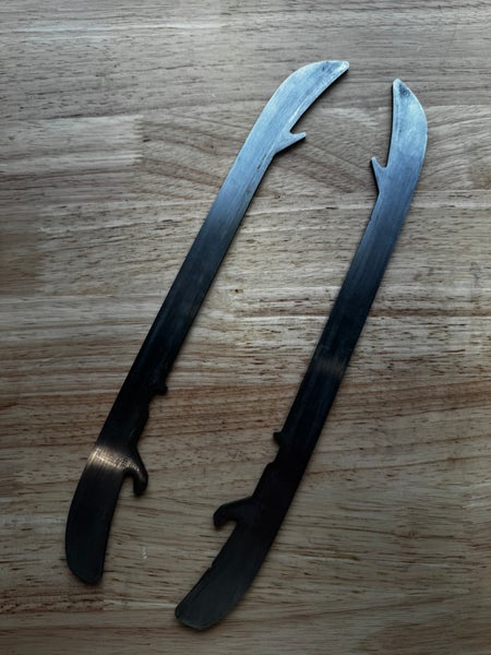 NHL Pro Stock Game Used Bauer LS3 288mm Skate Blades / Runners