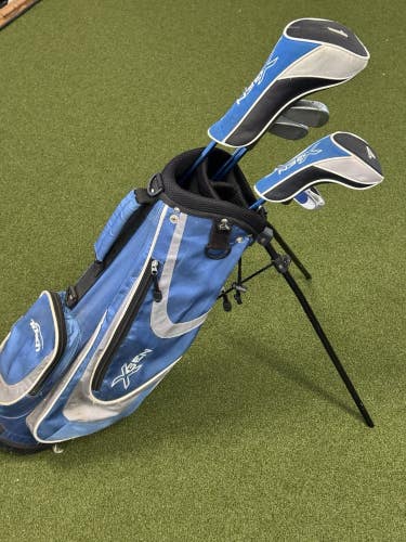 Ti Tech XGen Junior Golf Set  51"- 57" Driver, Hybrid, 7 & 9 Irons, Putter & Bag