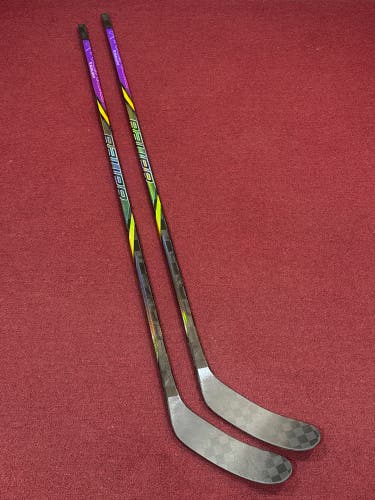 2 pack Bauer Nexus Tracer Left Hand Hockey Stick P28M 107 Flex Pro Stock (New) Item#MN107