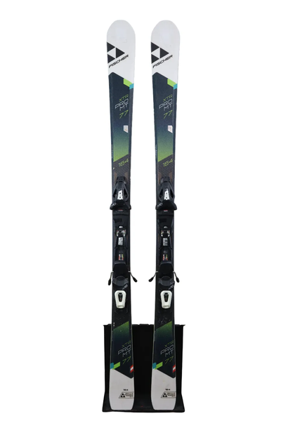 USED 2018 Fischer XTR Pro MT 77 Skis with Fischer RS 10 Bindings - 164cm