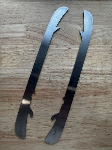 NHL Pro Stock Game Used Bauer LS3 296mm Skate Blades / Runners