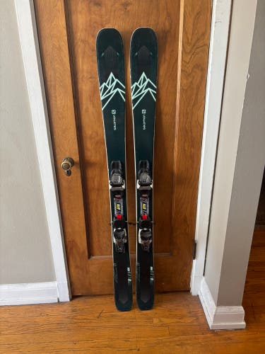 Salomon QST Lux 92 153cm with Adjustable Marker FDT11 GripWalk Bindings