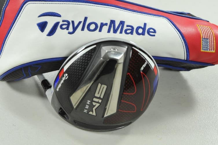 TaylorMade SIM Max Ryder Cup USA Edition 9* Driver Stiff Flex RH Atmos 6 #208427