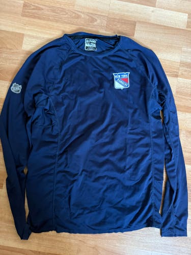 New York Rangers Fanatic Authentic Pro Long Sleeve Shirt Team Player Issue Extra Large