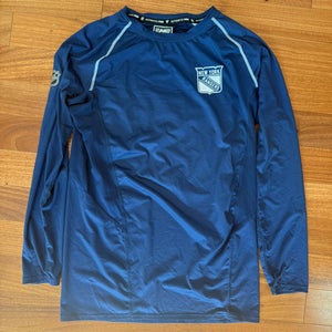 New York Rangers Fanatic Authentic Pro Long Sleeve Shirt Team Player Issue Large