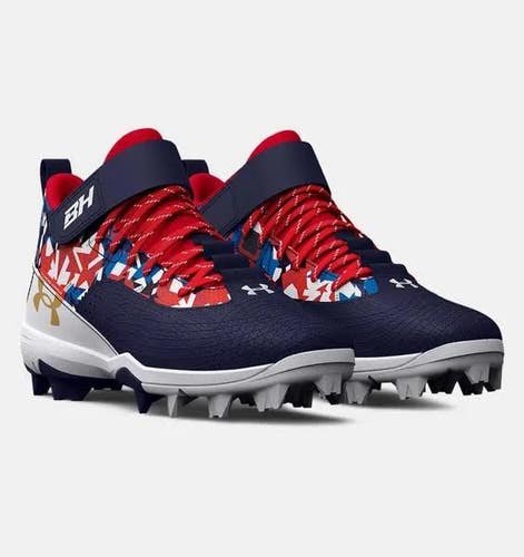 Under Armour Harper 7 Youth Baseball Softball Molded Cleats USA Size 3