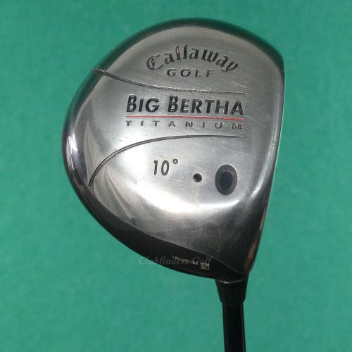 Callaway Big Bertha Titanium 10 Driver Factory RCH 65w Graphite Firm