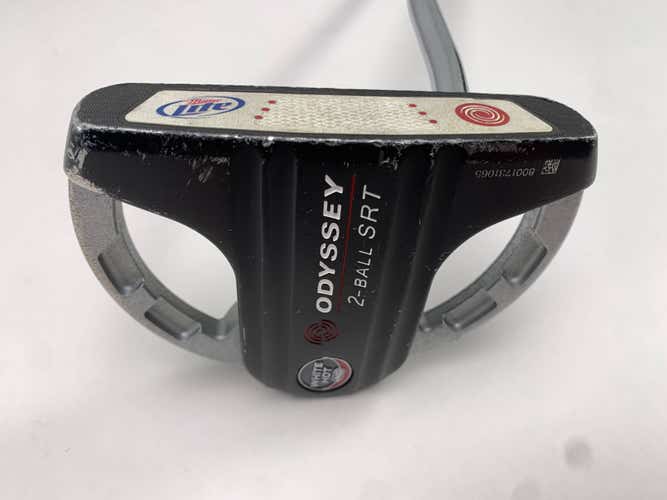 Odyssey White Steel 2-Ball SRT Putter 35" Mens RH