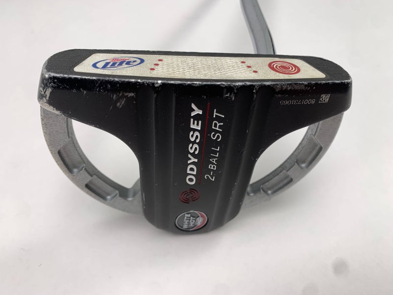 Odyssey White Steel 2-Ball SRT Putter 35" Mens RH