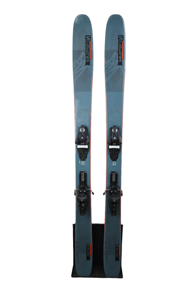 USED 2022 Salomon QST 98 Skis with Salomon NX 11 Bindings - 169cm