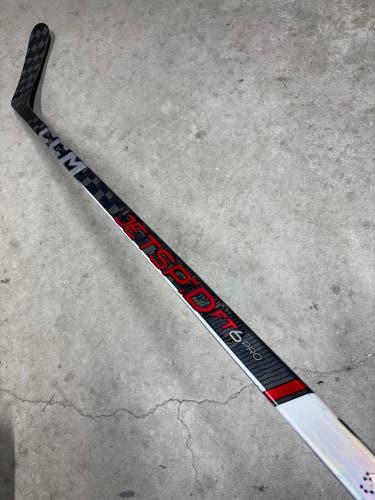 85 Flex P28M Senior CCM Jetspeed FT6 Pro Left  Hand Hockey Stick Pro Stock (Used)