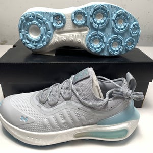 Under Armour Phantom Fore Waterproof Golf Shoes Grey Women's SZ 7 (3028244-101)