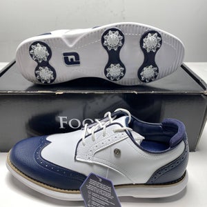 Footjoy Traditions Waterproof Golf Shoes White Women's SZ 7 (97934)