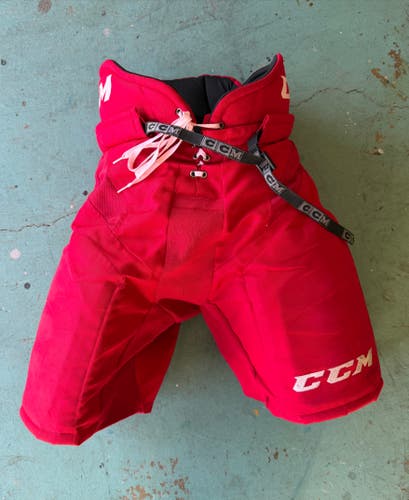 Men's Senior Medium CCM HP30 Hockey Pants Pro Stock (Used) Dubuque Fighting Saints USHL