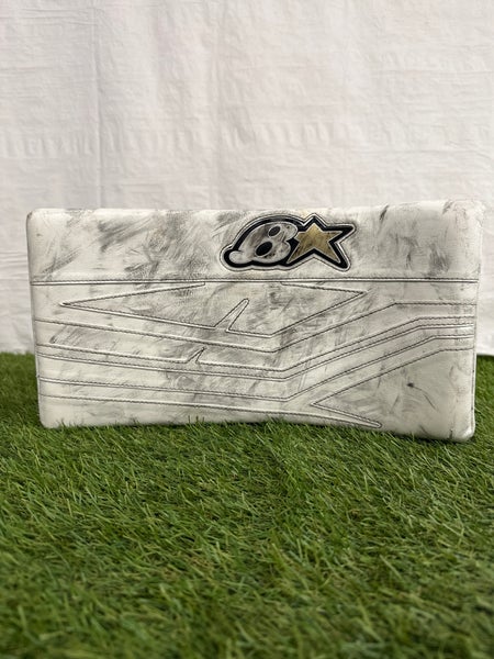 White Senior Brian's Iconik X Goalie Blocker Regular