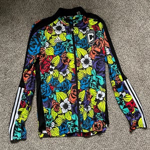 Adidas Mens Medium Tiro Floral Columbus Crew Soccer Track Jacket