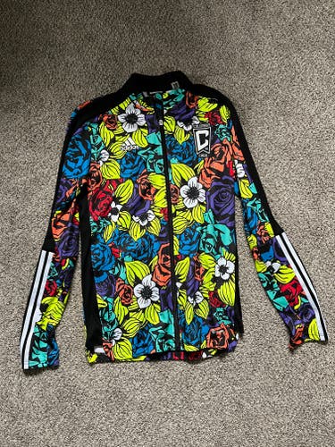 Adidas Mens Large Tiro Floral Columbus Crew Soccer Track Jacket