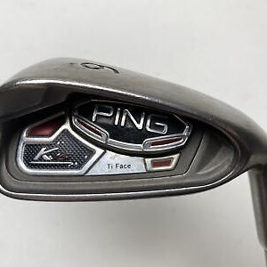 Ping K15 Single 6 Iron Black Dot AeroTech SteelFiber i70 Regular RH Midsize Grip