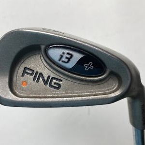 Ping i3 + Single 6 Iron Orange Dot 2* Flat Regular Steel Mens RH