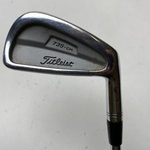 Titleist 735.CM Chrome Single 4 Iron TT DG S300 Stiff Steel Men RH Oversize Grip