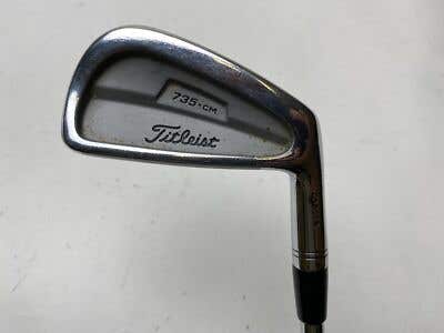 Titleist 735.CM Chrome Single 4 Iron TT DG S300 Stiff Steel Men RH Oversize Grip